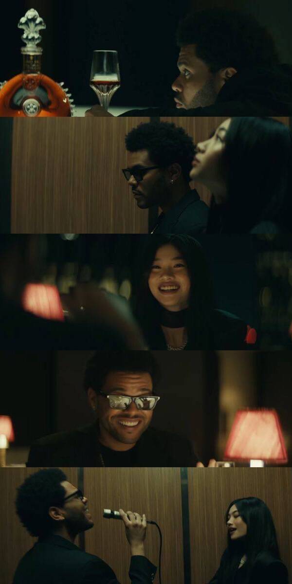 The Weekend music vid clips iPhone wallpapers | person man woman laugh smile alcohol conversation sing wine glass the weeknd pop autor The Weekend music vid clips iPhone wallpapers