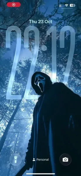 Halloween Ghostface wallpaper iPhone 4K
