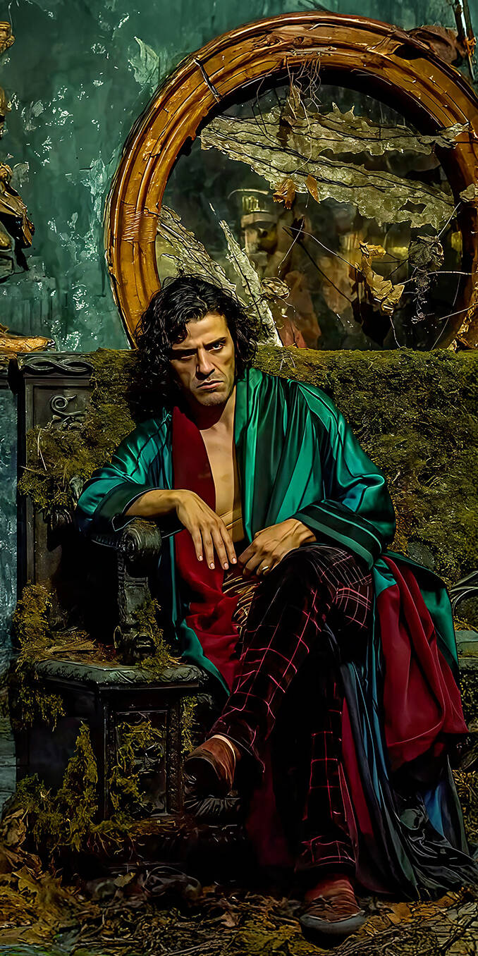 A moody, gothic-themed wallpaper featuring actor Oscar Isaac in a green silk robe as Victor Frankenstein from the 2025 Guillermo del Toro film. This dramatic image is perfect for fans of period dramas, classic literature, and dark, aesthetic home screens. Ideal for iPhone, Android, and high-contrast AMOLED displays. | aesthetic movie gothic movie scene movies movie characters moody frankenstein movie character Victor Frankenstein Oscar Isaac A moody, gothic-themed wallpaper featuring actor Oscar Isaac in a green silk robe as Victor Frankenstein from the 2025 Guillermo del Toro film. This dramatic image is perfect for fans of period dramas, classic literature, and dark, aesthetic home screens. Ideal for iPhone, Android, and high-contrast AMOLED displays.