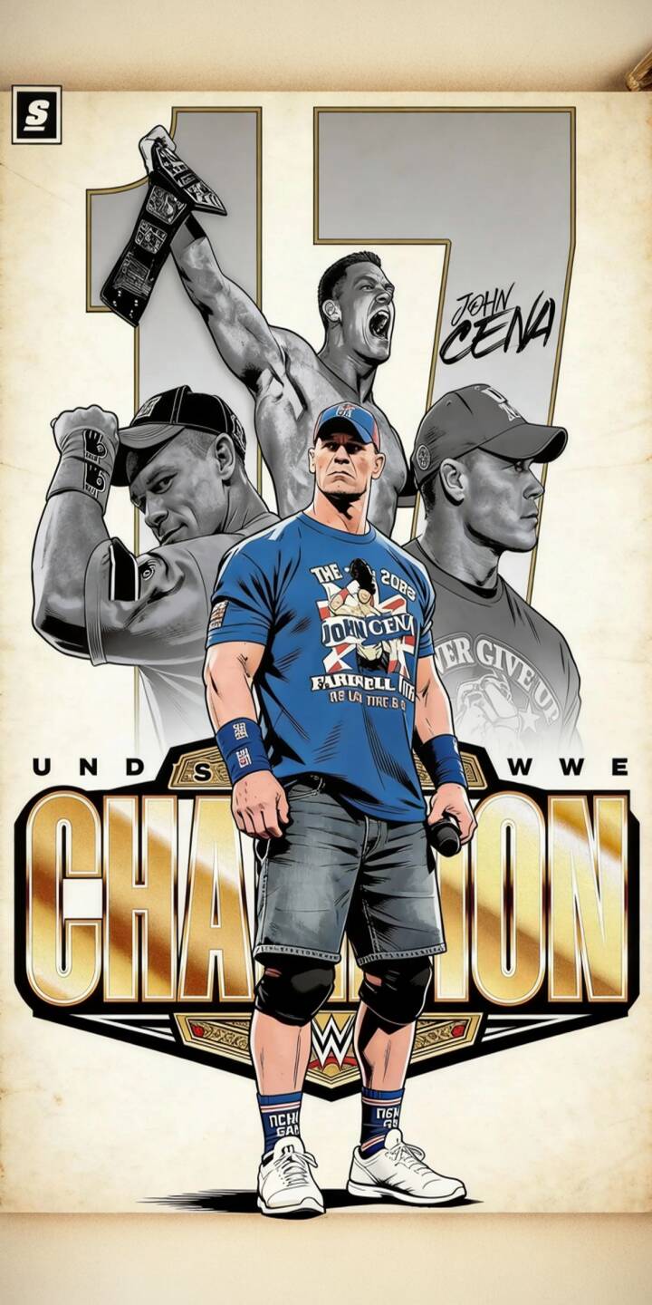 A high-definition 4K wallpaper featuring the legendary WWE Superstar John Cena in a powerful, vintage-style poster. The design highlights his 'Undisputed' status during his prime wrestling career, perfect for fans of WWE, professional wrestling, and sports icons. The poster art includes classic typography and imagery associated with the 16-time world champion. | sports poster wrestler actor professional athlete usa iphone legend wwe action champion mobile celebrity 4k wallpaper hd wallpaper hd background phone screen john cena wrestling undisputed hustle loyalty respect superstar Prototype Dr. of Thuganomics World Heavyweight Champion mobile theme combat sports A high-definition 4K wallpaper featuring the legendary WWE Superstar John Cena in a powerful, vintage-style poster. The design highlights his 'Undisputed' status during his prime wrestling career, perfect for fans of WWE, professional wrestling, and sports icons. The poster art includes classic typography and imagery associated with the 16-time world champion.