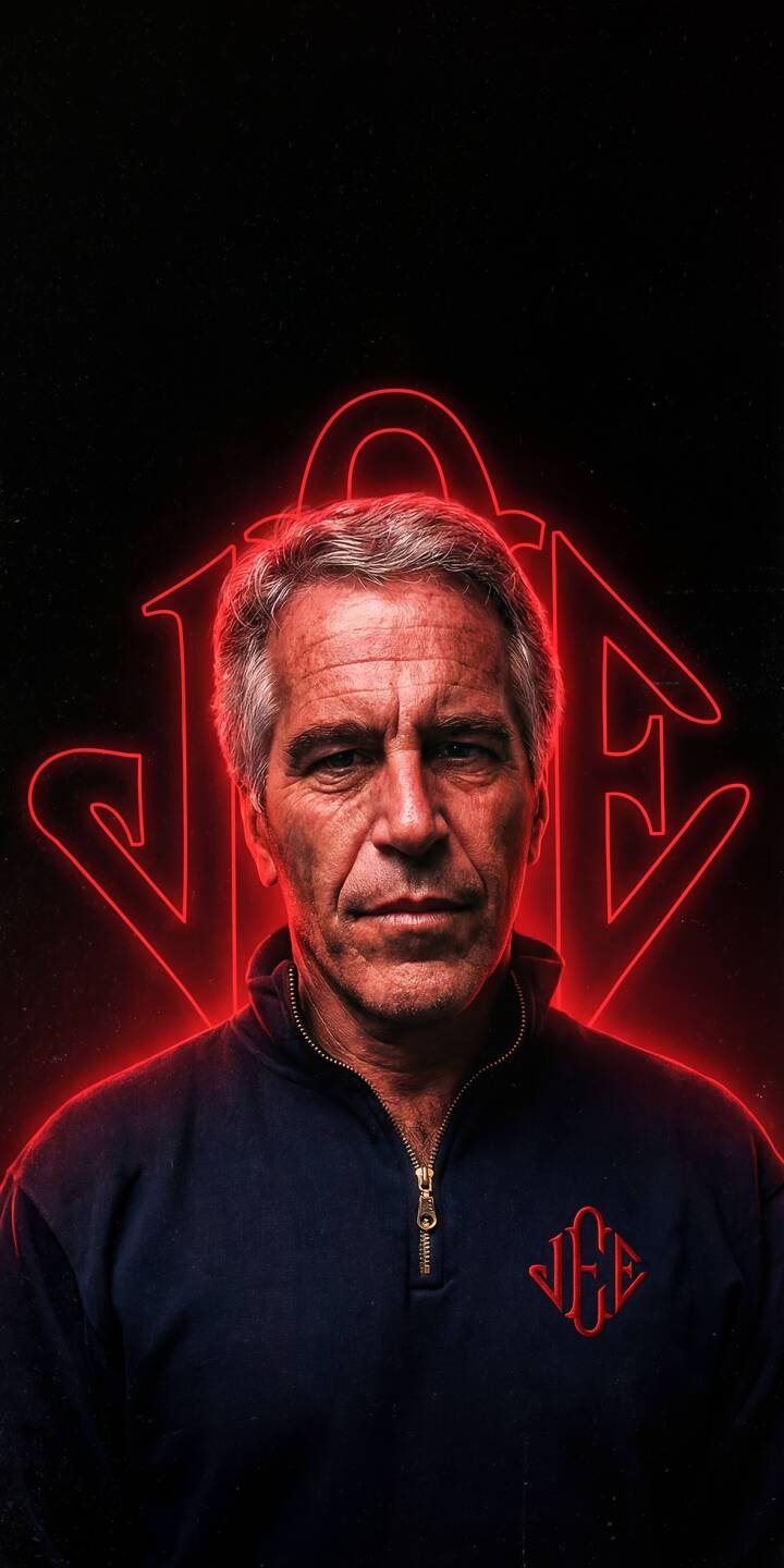 Download this Jeffrey Epstein 4K wallpaper for your iPhone, showcasing a neon red monogram against a dark background. The wallpaper highlights his navy zip-up sweater and steely gray hair. | sweater neon iphone mobile american 4k wallpaper hd wallpaper navy businessman finance jeffrey epstein monogram Download this Jeffrey Epstein 4K wallpaper for your iPhone, showcasing a neon red monogram against a dark background. The wallpaper highlights his navy zip-up sweater and steely gray hair.