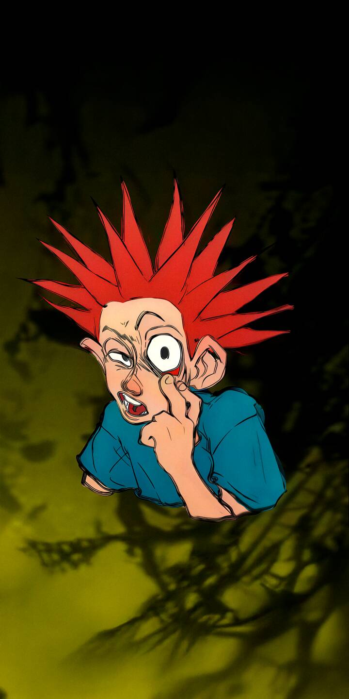 Elevate your iPhone with this hilarious Oblina 4K wallpaper, showcasing the iconic monster from Aaahh!!! Real Monsters with her signature spiky red hair and eye-popping expression as she pulls down her eyelid. This vibrant wallpaper captures Oblina's playful menace, making it a perfect, unique choice for fans of classic animated shows. | cartoon funny monster iphone character animation mobile 4k wallpaper hd wallpaper 90s cartoon oblina aaahh real monsters Elevate your iPhone with this hilarious Oblina 4K wallpaper, showcasing the iconic monster from Aaahh!!! Real Monsters with her signature spiky red hair and eye-popping expression as she pulls down her eyelid. This vibrant wallpaper captures Oblina's playful menace, making it a perfect, unique choice for fans of classic animated shows.
