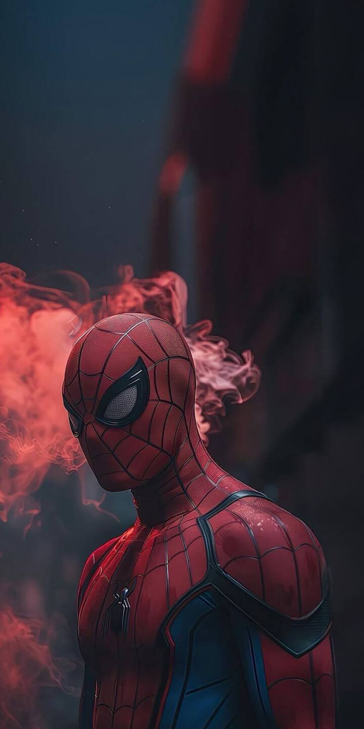 Elevate your iPhone with this stunning Spider-Man 4K wallpaper, featuring the hero in his detailed red and blue suit amidst dramatic red smoke. This dynamic wallpaper captures Spider-Man's iconic look, perfect for any fan. | movie superhero marvel spiderman iphone comic mobile 4k wallpaper hd wallpaper red smoke red and blue suit spider-man Elevate your iPhone with this stunning Spider-Man 4K wallpaper, featuring the hero in his detailed red and blue suit amidst dramatic red smoke. This dynamic wallpaper captures Spider-Man's iconic look, perfect for any fan.