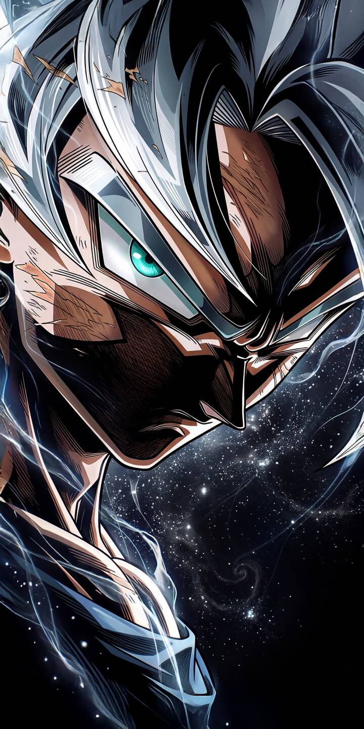 Immerse yourself in the power of Goku Ultra Instinct with this stunning 4K wallpaper, perfect for your iPhone. This dynamic wallpaper showcases his iconic silver hair, piercing turquoise eyes, and a powerful aura against a cosmic starry background. | anime iphone dbs goku mobile 4k wallpaper hd wallpaper super saiyan dragon ball super ultra instinct mui mastered ultra instinct Immerse yourself in the power of Goku Ultra Instinct with this stunning 4K wallpaper, perfect for your iPhone. This dynamic wallpaper showcases his iconic silver hair, piercing turquoise eyes, and a powerful aura against a cosmic starry background.