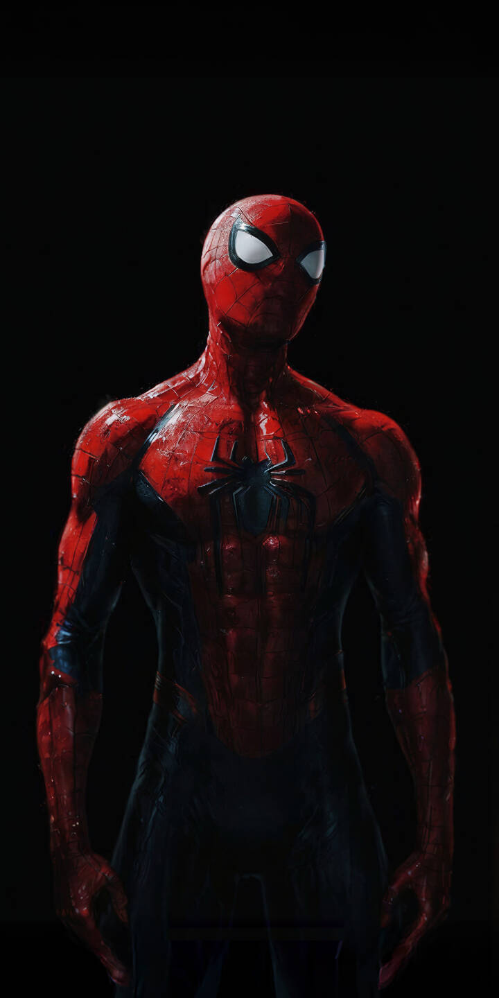 Elevate your iPhone with this stunning Spider-Man 4K wallpaper, showcasing his iconic red and blue suit with intricate texture and the classic spider emblem against a sleek dark background. This dynamic wallpaper captures Spider-Man's heroic presence, making it the perfect mobile display. | superhero marvel spiderman iphone red suit comic peter parker mobile 4k wallpaper hd wallpaper dark background spider-man Elevate your iPhone with this stunning Spider-Man 4K wallpaper, showcasing his iconic red and blue suit with intricate texture and the classic spider emblem against a sleek dark background. This dynamic wallpaper captures Spider-Man's heroic presence, making it the perfect mobile display.