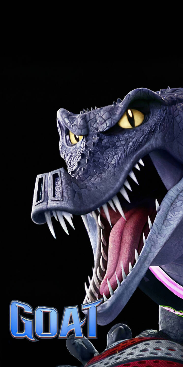 Transform your iPhone screen with this striking Cartoon Alligator GOAT 4K wallpaper, showcasing a fierce alligator with piercing yellow eyes and a wide-open mouth full of sharp teeth against a dark background. This captivating digital wallpaper, featuring the prominent 'GOAT' text, provides an aggressive and high-definition look for your mobile device. | monster iphone beast goat mobile digital art 4k wallpaper hd wallpaper fierce alligator crocodile cartoon alligator Transform your iPhone screen with this striking Cartoon Alligator GOAT 4K wallpaper, showcasing a fierce alligator with piercing yellow eyes and a wide-open mouth full of sharp teeth against a dark background. This captivating digital wallpaper, featuring the prominent 'GOAT' text, provides an aggressive and high-definition look for your mobile device.