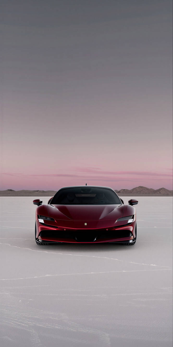 Elevate your iPhone screen with this stunning Ferrari SF90 Stradale 4K wallpaper, featuring the luxurious red supercar poised on a vast, reflective white salt flat. This vibrant car wallpaper captures the vehicle's sleek design against a beautiful pink and purple sunset sky, making it an ideal choice for a sophisticated mobile background. | sports car desert iphone supercar mobile luxury car red car 4k wallpaper hd wallpaper automotive ferrari sf90 ferrari sf90 stradale Elevate your iPhone screen with this stunning Ferrari SF90 Stradale 4K wallpaper, featuring the luxurious red supercar poised on a vast, reflective white salt flat. This vibrant car wallpaper captures the vehicle's sleek design against a beautiful pink and purple sunset sky, making it an ideal choice for a sophisticated mobile background.