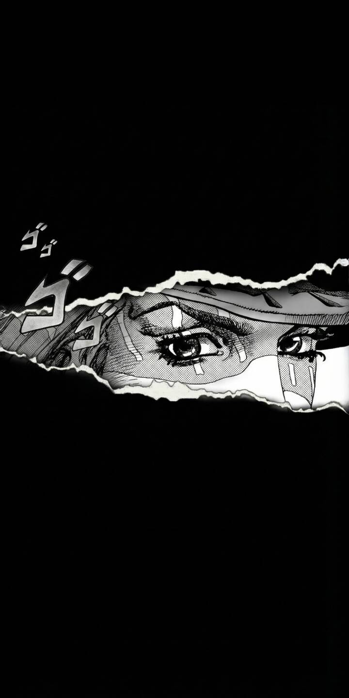 Elevate your device with this striking Jolyne Cujoh 4K wallpaper, showcasing her iconic eyes dramatically revealed through a torn paper effect in classic manga style, complete with the subtle "gogogo" sound effect. This high-resolution 4K wallpaper is perfect for personalizing your iPhone, bringing a powerful aesthetic to your screen. | anime manga iphone black and white jojo mobile 4k wallpaper hd wallpaper torn paper jojo's bizarre adventure jolyne cujoh stone ocean Elevate your device with this striking Jolyne Cujoh 4K wallpaper, showcasing her iconic eyes dramatically revealed through a torn paper effect in classic manga style, complete with the subtle "gogogo" sound effect. This high-resolution 4K wallpaper is perfect for personalizing your iPhone, bringing a powerful aesthetic to your screen.