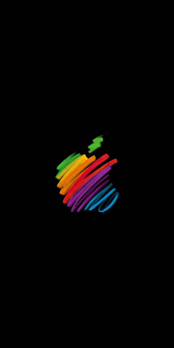 Elevate your iPhone with this stunning 4K Apple logo wallpaper, featuring a vibrant rainbow-colored scribble design against a sleek black background. This unique wallpaper artfully captures the iconic Apple symbol with dynamic, hand-drawn lines, perfect for personalizing your device. | rainbow apple colorful iphone abstract apple logo black background mobile 4k wallpaper hd wallpaper tech wallpaper scribble Elevate your iPhone with this stunning 4K Apple logo wallpaper, featuring a vibrant rainbow-colored scribble design against a sleek black background. This unique wallpaper artfully captures the iconic Apple symbol with dynamic, hand-drawn lines, perfect for personalizing your device.