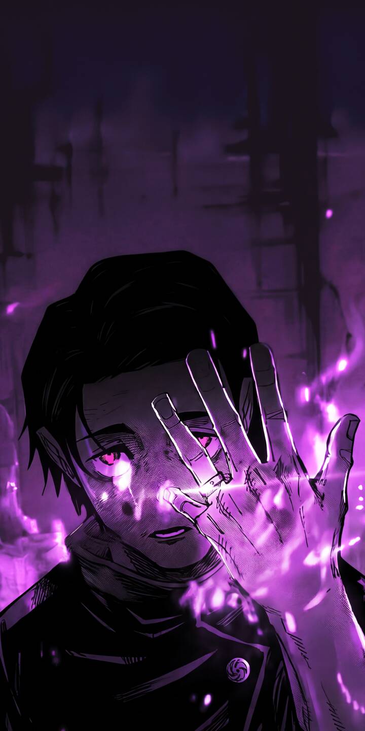 Elevate your iPhone screen with this stunning Yuta Okkotsu 4K wallpaper, featuring his intense purple glowing eyes and hand emitting vibrant purple cursed energy. This captivating Jujutsu Kaisen wallpaper is perfect for fans seeking a dynamic and powerful look for their mobile device. | anime manga iphone purple eyes mobile 4k wallpaper hd wallpaper sorcerer jujutsu kaisen jjk cursed energy yuta okkotsu Elevate your iPhone screen with this stunning Yuta Okkotsu 4K wallpaper, featuring his intense purple glowing eyes and hand emitting vibrant purple cursed energy. This captivating Jujutsu Kaisen wallpaper is perfect for fans seeking a dynamic and powerful look for their mobile device.