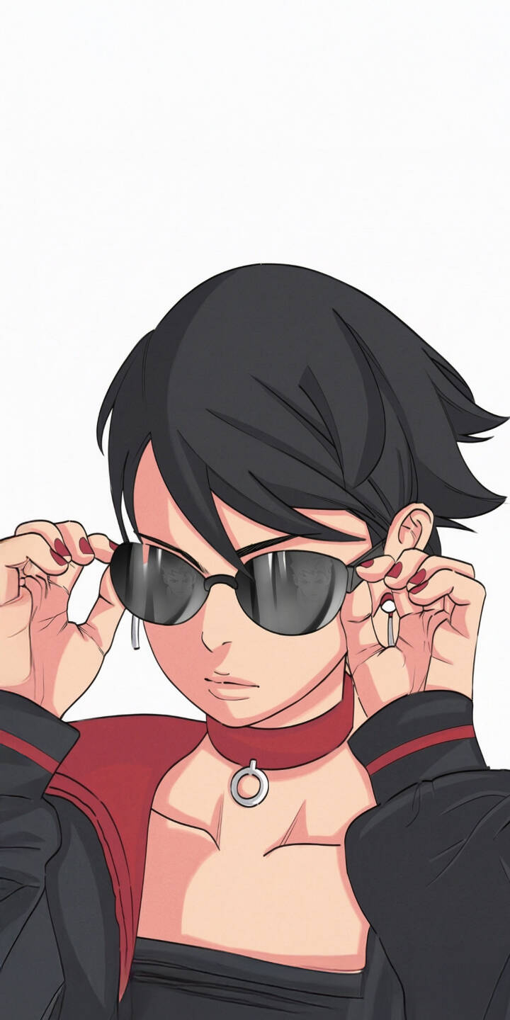 Elevate your device with this stunning Cool Anime Girl 4K wallpaper, perfect for your iPhone, featuring a stylish character with short black hair, red nail polish, and a trendy red choker. This high-definition wallpaper captures her cool demeanor as she adjusts her sleek sunglasses, making it an essential addition for anime enthusiasts. | aesthetic portrait sunglasses manga cool girl iphone anime character anime girl mobile 4k wallpaper hd wallpaper choker Elevate your device with this stunning Cool Anime Girl 4K wallpaper, perfect for your iPhone, featuring a stylish character with short black hair, red nail polish, and a trendy red choker. This high-definition wallpaper captures her cool demeanor as she adjusts her sleek sunglasses, making it an essential addition for anime enthusiasts.