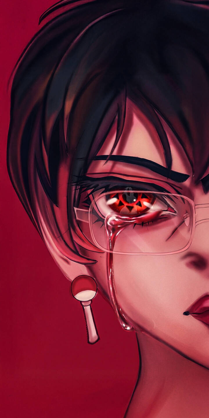 Immerse your iPhone with this stunning Sarada Uchiha 4K wallpaper, showcasing her intense Mangekyo Sharingan eye shedding a blood tear while wearing glasses and an Uchiha fan earring. This vibrant anime wallpaper captures a powerful moment perfect for your mobile device. | naruto iphone uchiha sharingan mobile 4k wallpaper hd wallpaper mangekyo anime wallpaper sarada uchiha sarada boruto Immerse your iPhone with this stunning Sarada Uchiha 4K wallpaper, showcasing her intense Mangekyo Sharingan eye shedding a blood tear while wearing glasses and an Uchiha fan earring. This vibrant anime wallpaper captures a powerful moment perfect for your mobile device.