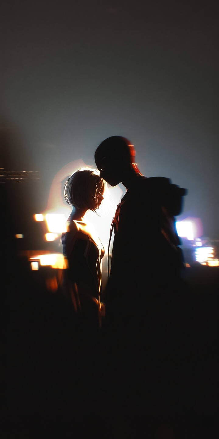 Download this captivating Couple Silhouette 4K wallpaper, perfect for your iPhone, showcasing two figures in tender embrace, beautifully silhouetted against a warm, ethereal glow with blurred lights in the background. This striking wallpaper creates a deeply emotional and artistic ambiance for your device. | aesthetic dark love glow iphone abstract mobile romantic digital art 4k wallpaper hd wallpaper couple silhouette Download this captivating Couple Silhouette 4K wallpaper, perfect for your iPhone, showcasing two figures in tender embrace, beautifully silhouetted against a warm, ethereal glow with blurred lights in the background. This striking wallpaper creates a deeply emotional and artistic ambiance for your device.