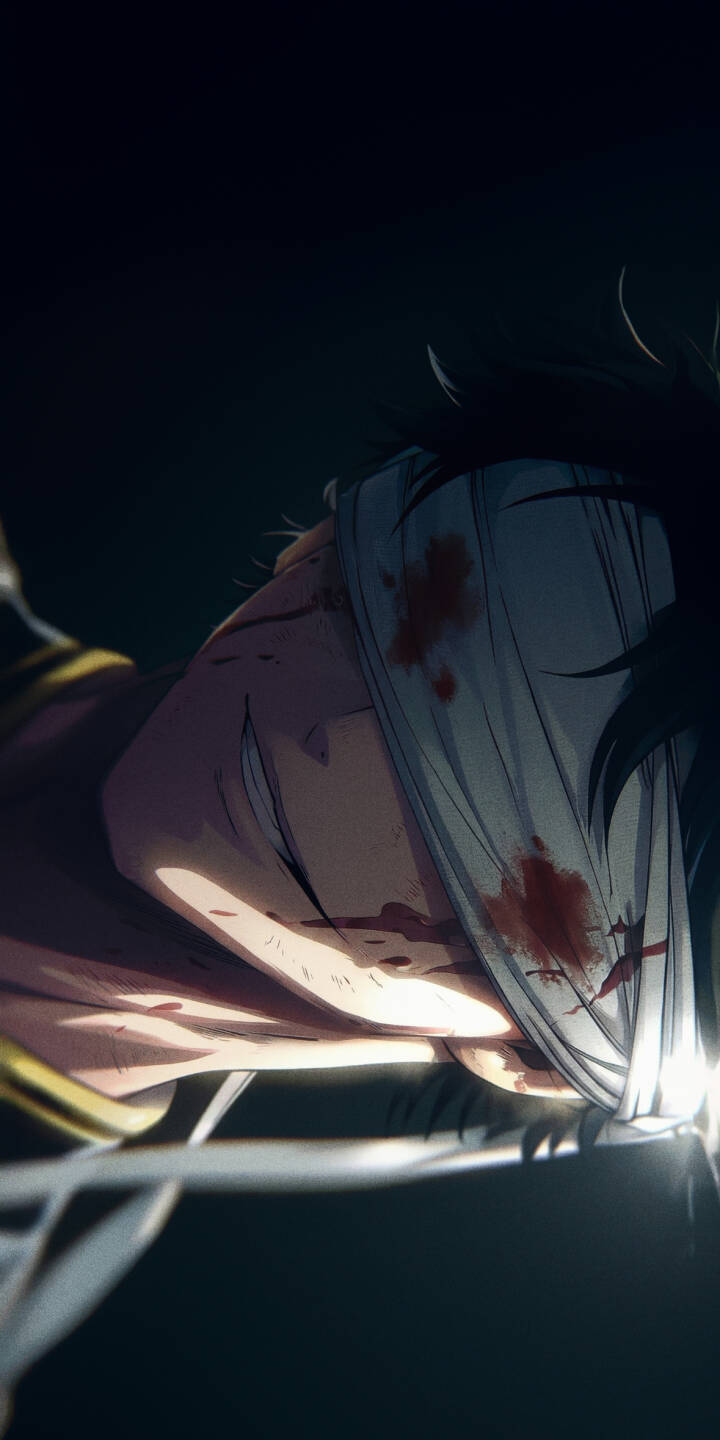 Elevate your iPhone screen with this striking Satoru Gojo 4K wallpaper, featuring the powerful sorcerer with a blood-splattered blindfold and an unsettling, faint smile amidst dramatic dark lighting. This high-resolution wallpaper captures the intense moment, perfect for fans looking for a captivating background. | blood anime manga iphone mobile 4k wallpaper hd wallpaper blindfold gojo satoru jujutsu kaisen satoru gojo jjk Elevate your iPhone screen with this striking Satoru Gojo 4K wallpaper, featuring the powerful sorcerer with a blood-splattered blindfold and an unsettling, faint smile amidst dramatic dark lighting. This high-resolution wallpaper captures the intense moment, perfect for fans looking for a captivating background.
