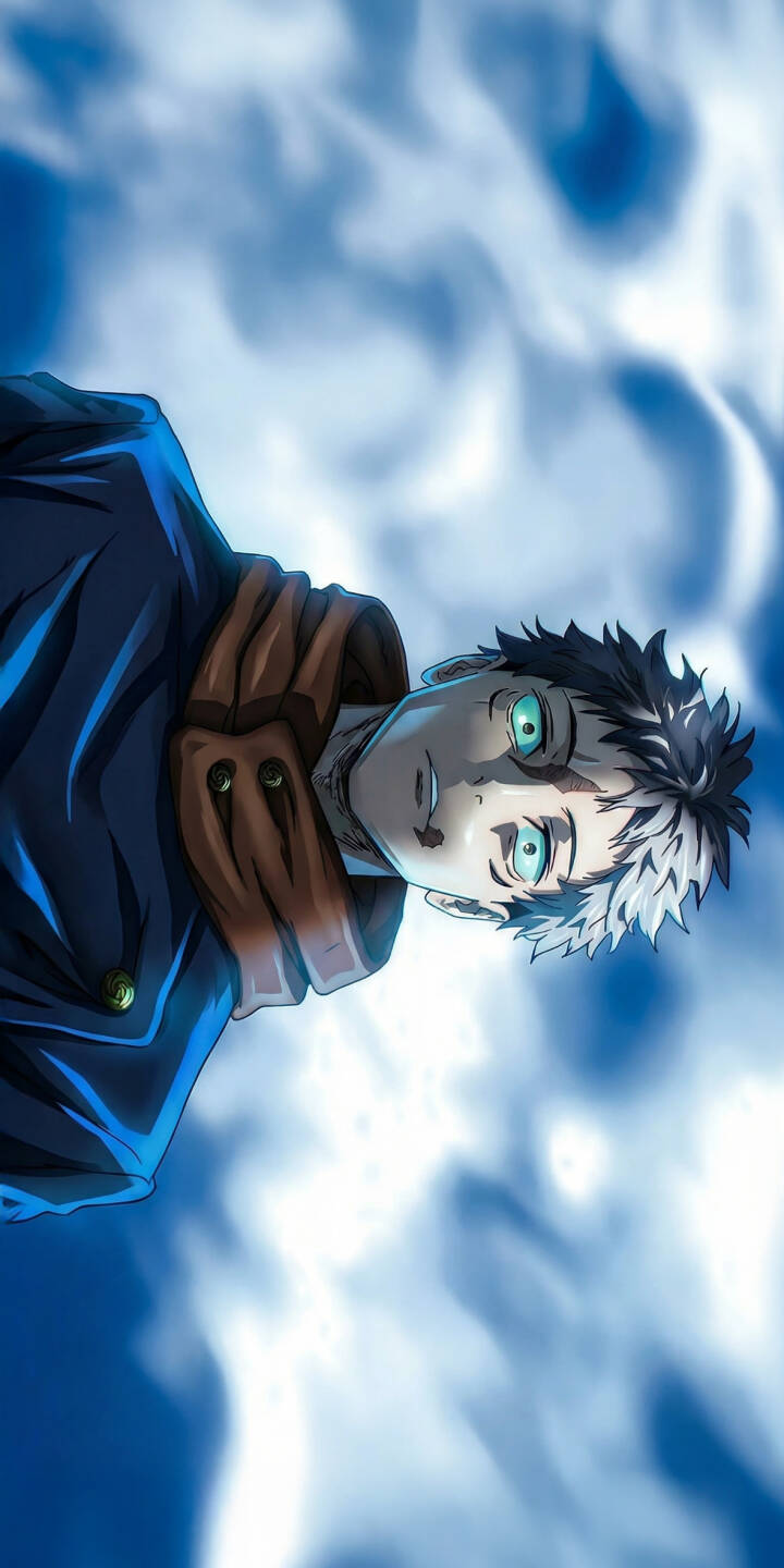 Download this captivating Yuji Itadori 4K wallpaper, featuring his intense green glowing eyes and dark blue jacket against a dynamic, light-filled blue sky. This stunning Jujutsu Kaisen wallpaper is perfectly optimized for your iPhone and other mobile devices. | anime iphone sukuna mobile 4k wallpaper hd wallpaper blue background glowing eyes sorcerer itadori jujutsu kaisen yuji itadori Download this captivating Yuji Itadori 4K wallpaper, featuring his intense green glowing eyes and dark blue jacket against a dynamic, light-filled blue sky. This stunning Jujutsu Kaisen wallpaper is perfectly optimized for your iPhone and other mobile devices.