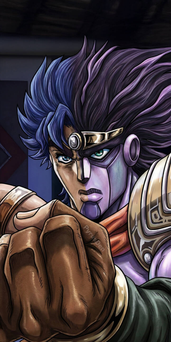 Elevate your phone screen with this dynamic Star Platinum 4K wallpaper, showcasing his iconic intense gaze, powerful fist, and striking blue and purple hair. This stunning wallpaper is perfect for personalizing your iPhone, offering a high-definition background that truly captures the essence of the stand. | stand anime manga iphone character jojo mobile 4k wallpaper hd wallpaper jojo's bizarre adventure stardust crusaders star platinum Elevate your phone screen with this dynamic Star Platinum 4K wallpaper, showcasing his iconic intense gaze, powerful fist, and striking blue and purple hair. This stunning wallpaper is perfect for personalizing your iPhone, offering a high-definition background that truly captures the essence of the stand.