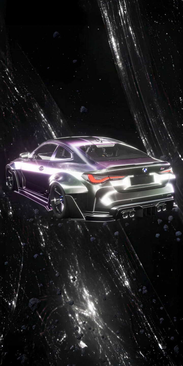 Elevate your iPhone screen with this stunning BMW M4 4K wallpaper, featuring the iconic car in a mesmerizing metallic purple and silver finish, enhanced by a custom widebody kit. This premium wallpaper captures the BMW M4 floating majestically against a dynamic cosmic background adorned with glowing streaks and floating asteroids, perfect for automotive enthusiasts. | aesthetic iphone bmw m4 bmw m4 mobile luxury car 4k wallpaper hd wallpaper car wallpaper space car widebody Elevate your iPhone screen with this stunning BMW M4 4K wallpaper, featuring the iconic car in a mesmerizing metallic purple and silver finish, enhanced by a custom widebody kit. This premium wallpaper captures the BMW M4 floating majestically against a dynamic cosmic background adorned with glowing streaks and floating asteroids, perfect for automotive enthusiasts.