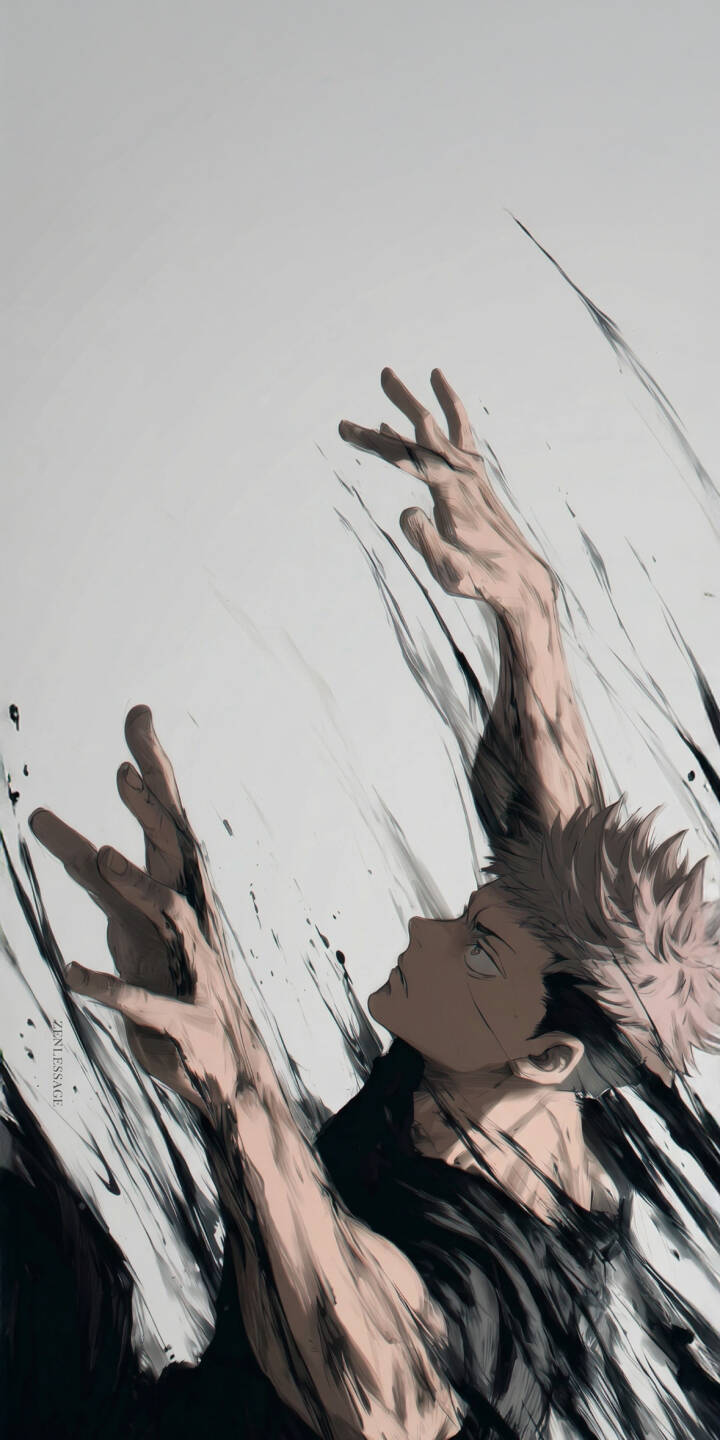 Elevate your iPhone with this stunning Yuji Itadori 4K wallpaper, capturing him amidst swirling black energy with arms outstretched. This dynamic wallpaper showcases his intense gaze and the dramatic contrast against the pristine background, making it an essential download. | anime manga iphone white background mobile 4k wallpaper hd wallpaper anime wallpaper dynamic art jujutsu kaisen yuji itadori black streaks Elevate your iPhone with this stunning Yuji Itadori 4K wallpaper, capturing him amidst swirling black energy with arms outstretched. This dynamic wallpaper showcases his intense gaze and the dramatic contrast against the pristine background, making it an essential download.
