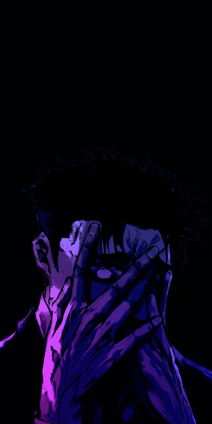 Immerse yourself in the dark mystique of this Sukuna Jujutsu Kaisen 4K wallpaper, perfect for your iPhone. This striking wallpaper features Sukuna with dramatic purple and pink highlights across his face and obscuring hand, set against a deep black background, offering a visually intense experience. | aesthetic dark purple anime manga iphone sukuna mobile antagonist 4k wallpaper hd wallpaper jujutsu kaisen Immerse yourself in the dark mystique of this Sukuna Jujutsu Kaisen 4K wallpaper, perfect for your iPhone. This striking wallpaper features Sukuna with dramatic purple and pink highlights across his face and obscuring hand, set against a deep black background, offering a visually intense experience.