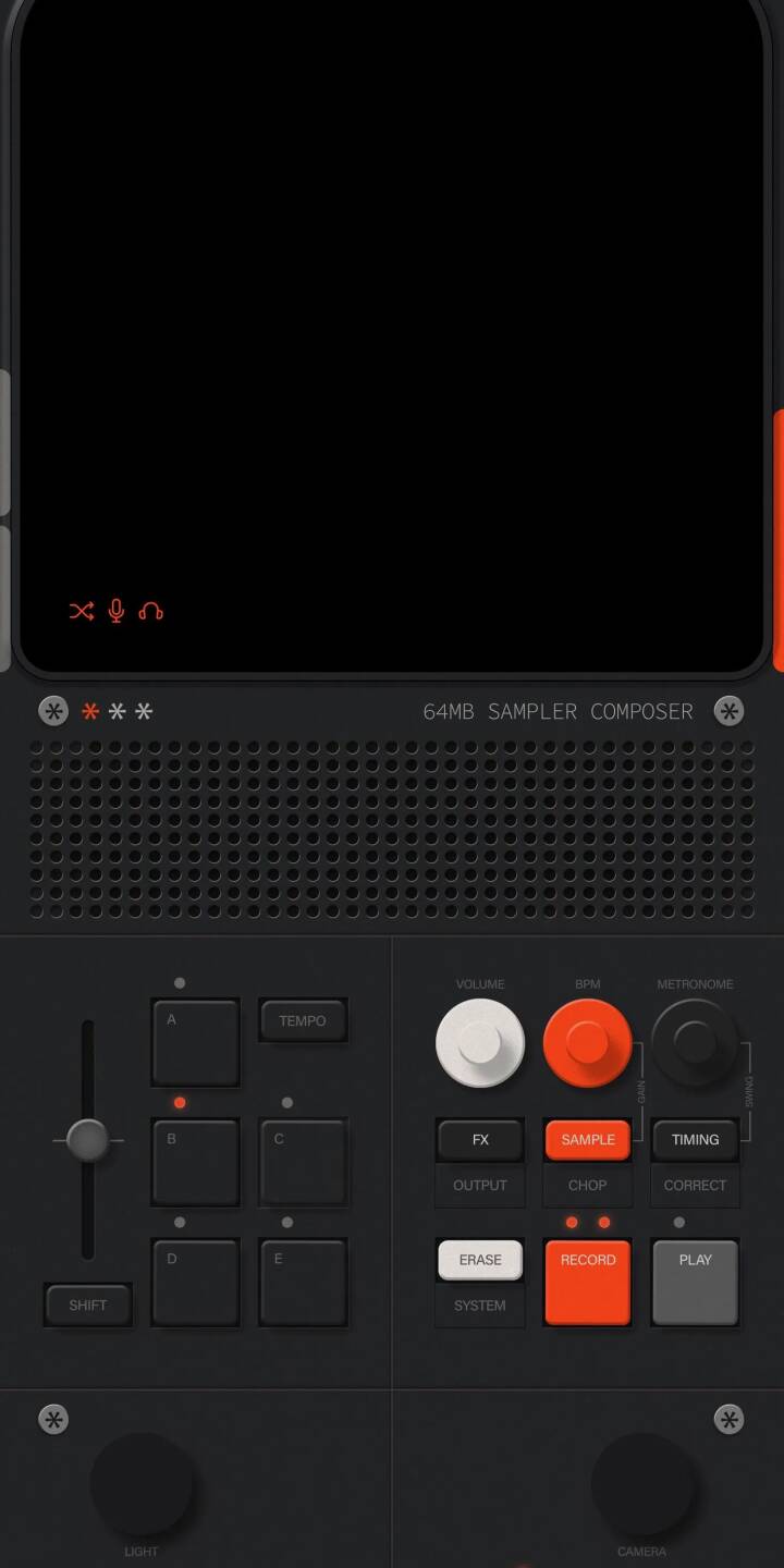Bright orange buttons and a crisp white knob pop against the dark, minimalist industrial design of the iconic Teenage Engineering OP-1, showcasing its intricate sampler and synth controls in this stunning 4K wallpaper — a perfect mobile wallpaper for your iPhone. | iphone minimalist wallpaper mobile 4k wallpaper hd wallpaper electronic music teenage engineering op-1 op-1 synthesizer sampler music production Bright orange buttons and a crisp white knob pop against the dark, minimalist industrial design of the iconic Teenage Engineering OP-1, showcasing its intricate sampler and synth controls in this stunning 4K wallpaper — a perfect mobile wallpaper for your iPhone.