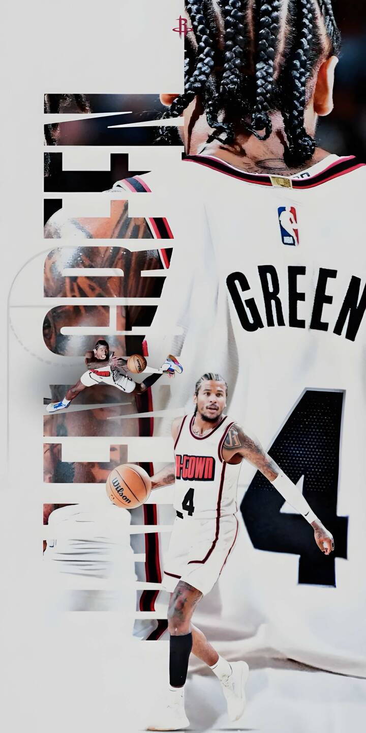 Jalen Green's distinctive braided hair and dynamic basketball pose are artfully fragmented with a unique glitch effect in this striking 4K wallpaper, making it an essential sports wallpaper for your iPhone. | basketball nba sports iphone dynamic wallpaper mobile jalen green houston rockets 4k wallpaper hd wallpaper glitch art Jalen Green's distinctive braided hair and dynamic basketball pose are artfully fragmented with a unique glitch effect in this striking 4K wallpaper, making it an essential sports wallpaper for your iPhone.