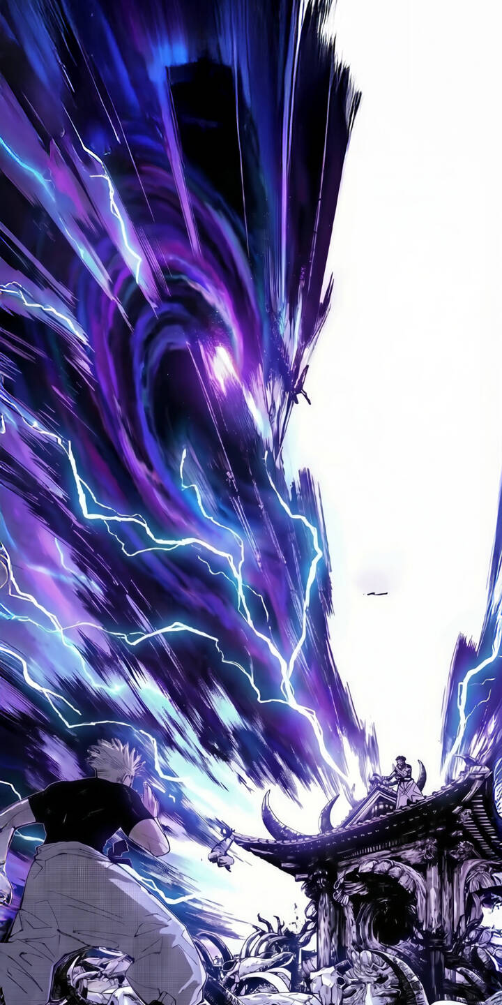 Blinding purple and blue lightning streaks erupt around a determined blonde warrior, locked in an epic clash against a formidable dark structure in this striking 4K wallpaper. This dynamic wallpaper is perfect for personalizing your iPhone with an exhilarating anime battle. | lightning anime iphone fantasy wallpaper action mobile 4k wallpaper hd wallpaper epic battle purple aesthetic blonde warrior Blinding purple and blue lightning streaks erupt around a determined blonde warrior, locked in an epic clash against a formidable dark structure in this striking 4K wallpaper. This dynamic wallpaper is perfect for personalizing your iPhone with an exhilarating anime battle.