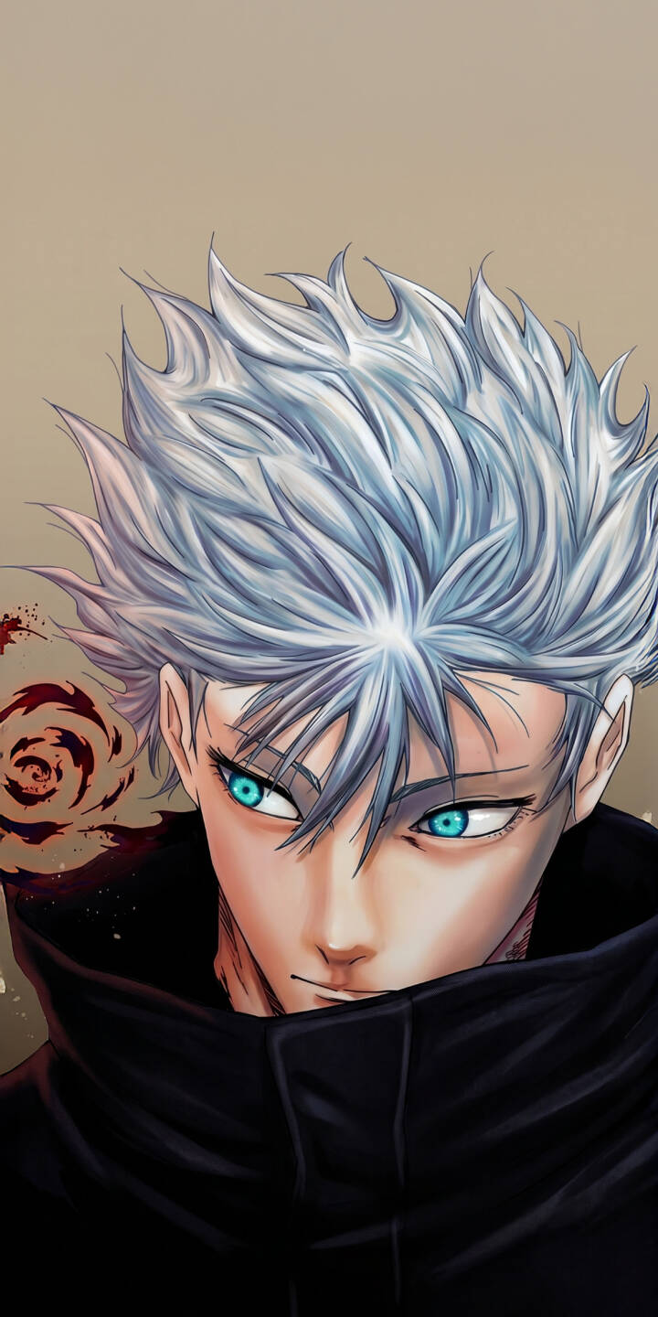 Gojo Satoru's piercing blue eyes glow with intensity, perfectly contrasted by his distinctive white hair in this striking 4K wallpaper for iPhone. This detailed Jujutsu Kaisen wallpaper captures his iconic look, ideal for any fan's mobile device. | anime iphone wallpaper gojo white hair blue eyes mobile 4k wallpaper hd wallpaper epic gojo satoru jujutsu kaisen Gojo Satoru's piercing blue eyes glow with intensity, perfectly contrasted by his distinctive white hair in this striking 4K wallpaper for iPhone. This detailed Jujutsu Kaisen wallpaper captures his iconic look, ideal for any fan's mobile device.