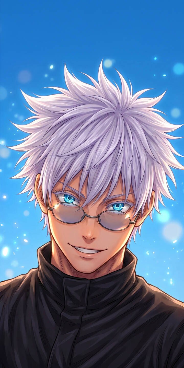 Satoru Gojo's piercing blue eyes radiate with intensity, framed by his distinctive glasses and spiky white hair, in this vibrant 4K wallpaper. This captivating Jujutsu Kaisen wallpaper is a must-have for any iPhone. | aesthetic glasses anime iphone wallpaper gojo blue eyes mobile 4k wallpaper hd wallpaper jujutsu kaisen satoru gojo Satoru Gojo's piercing blue eyes radiate with intensity, framed by his distinctive glasses and spiky white hair, in this vibrant 4K wallpaper. This captivating Jujutsu Kaisen wallpaper is a must-have for any iPhone.