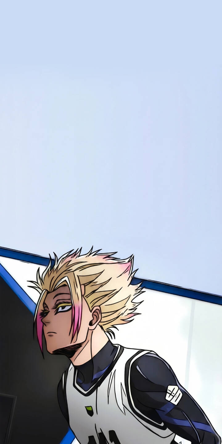 Reo Mikage's distinctive blonde hair with vibrant pink streaks stands out against a minimalist backdrop in this sleek 4K wallpaper. This intense portrayal of the Blue Lock character makes a fantastic mobile wallpaper for iPhone. | aesthetic anime manga iphone soccer wallpaper blue lock mobile reo mikage 4k wallpaper hd wallpaper pink hair Reo Mikage's distinctive blonde hair with vibrant pink streaks stands out against a minimalist backdrop in this sleek 4K wallpaper. This intense portrayal of the Blue Lock character makes a fantastic mobile wallpaper for iPhone.