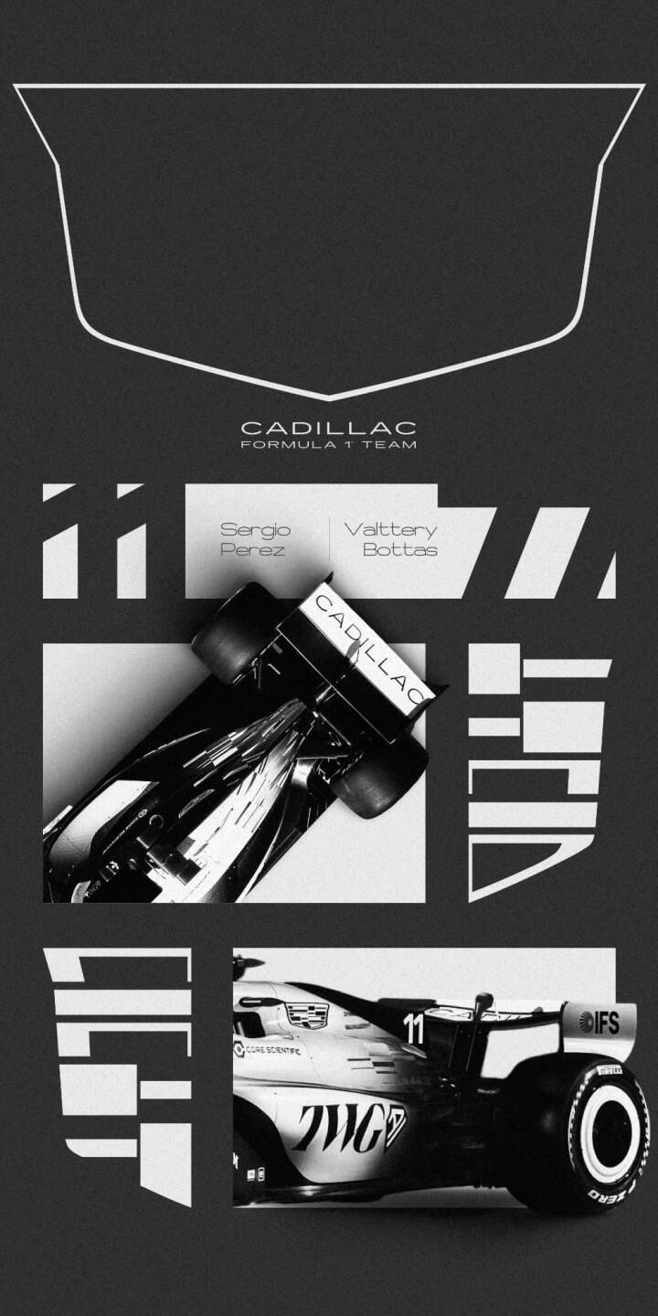 This minimalist black and white 4K wallpaper showcases the striking Cadillac Formula 1 Team concept with abstract geometric patterns. It's a sleek wallpaper perfect for any iPhone, featuring close-ups of the F1 car and the Cadillac emblem outline. | iphone minimalist wallpaper f1 racing formula 1 mobile cadillac 4k wallpaper hd wallpaper monochrome concept This minimalist black and white 4K wallpaper showcases the striking Cadillac Formula 1 Team concept with abstract geometric patterns. It's a sleek wallpaper perfect for any iPhone, featuring close-ups of the F1 car and the Cadillac emblem outline.