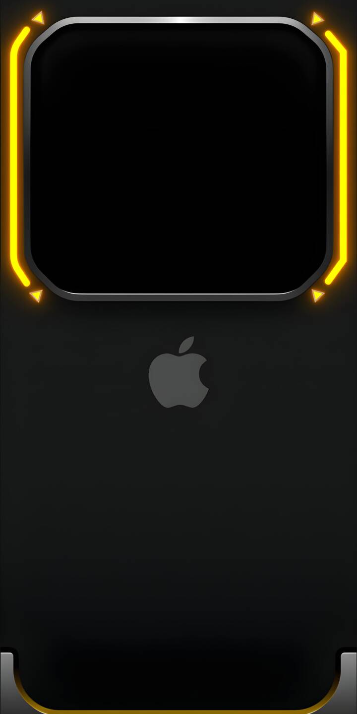 The luminous yellow frame around the top screen area gives a futuristic glow in this striking 4K wallpaper, perfectly complementing your iPhone's Dynamic Island feature. This sleek, dark Apple logo wallpaper creates a clean and modern aesthetic for your device. | neon glow apple iphone dynamic island minimalist wallpaper tech apple logo mobile 4k wallpaper hd wallpaper The luminous yellow frame around the top screen area gives a futuristic glow in this striking 4K wallpaper, perfectly complementing your iPhone's Dynamic Island feature. This sleek, dark Apple logo wallpaper creates a clean and modern aesthetic for your device.