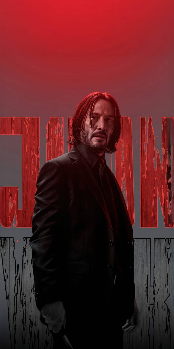 The iconic John Wick, clad in his signature black suit, stands against a stark red backdrop featuring a distressed 'JOHN' text, creating an intensely dark and stylish 4K wallpaper perfect for iPhone users. This immersive wallpaper captures Keanu Reeves' stoic portrayal of the legendary hitman, making it a must-have for fans. | movie dark red iphone john wick keanu reeves wallpaper mobile assassin 4k wallpaper hd wallpaper cinematic The iconic John Wick, clad in his signature black suit, stands against a stark red backdrop featuring a distressed 'JOHN' text, creating an intensely dark and stylish 4K wallpaper perfect for iPhone users. This immersive wallpaper captures Keanu Reeves' stoic portrayal of the legendary hitman, making it a must-have for fans.