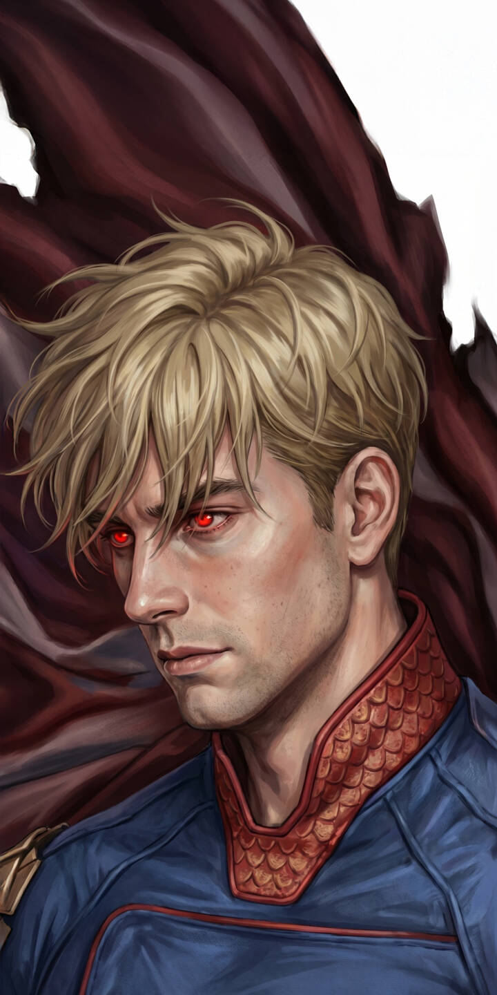 Striking red glowing eyes capture attention in this Homelander 4K wallpaper, set against his flowing red cape and classic suit. It's an intense wallpaper for iPhone, perfect for fans of The Boys series. | the boys tv show dark superhero homelander iphone wallpaper red eyes mobile 4k wallpaper hd wallpaper Striking red glowing eyes capture attention in this Homelander 4K wallpaper, set against his flowing red cape and classic suit. It's an intense wallpaper for iPhone, perfect for fans of The Boys series.