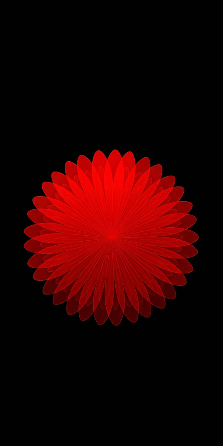 A mesmerizing arrangement of vibrant red, overlapping petals forms a striking circular pattern against a pure black background in this stunning 4K wallpaper. This abstract design creates a visually captivating wallpaper perfect for any iPhone. | flower dark red iphone abstract wallpaper mobile 4k wallpaper hd wallpaper geometric fractal mandala A mesmerizing arrangement of vibrant red, overlapping petals forms a striking circular pattern against a pure black background in this stunning 4K wallpaper. This abstract design creates a visually captivating wallpaper perfect for any iPhone.