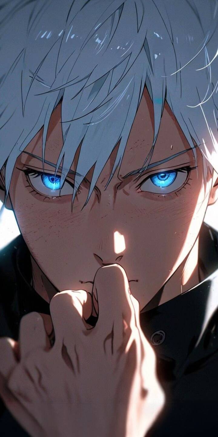 Gojo Satoru's piercing, glowing blue eyes command attention in this striking 4K wallpaper, featuring his iconic white hair and an intense expression. This essential anime wallpaper is perfect for any iPhone to showcase your favorite sorcerer. | anime iphone wallpaper satoru gojo white hair mobile 4k wallpaper hd wallpaper glowing eyes jujutsu kaisen intense Gojo Satoru's piercing, glowing blue eyes command attention in this striking 4K wallpaper, featuring his iconic white hair and an intense expression. This essential anime wallpaper is perfect for any iPhone to showcase your favorite sorcerer.