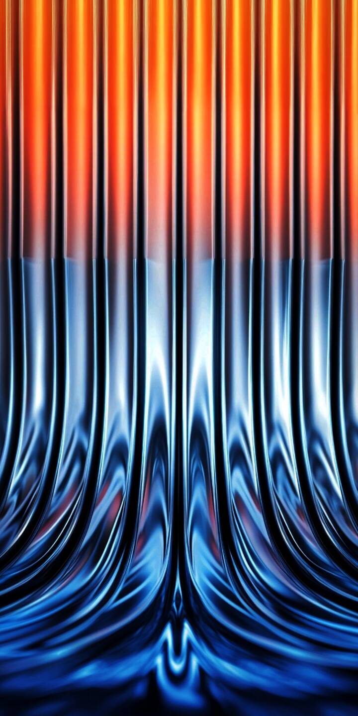 Warm orange hues blend seamlessly into cool, reflective blue tones in this striking 4K wallpaper, featuring sleek, flowing vertical lines with a metallic sheen. This captivating abstract wallpaper for iPhone offers a dynamic and modern aesthetic. | aesthetic iphone abstract wallpaper gradient modern mobile digital art 4k wallpaper hd wallpaper reflective blue orange Warm orange hues blend seamlessly into cool, reflective blue tones in this striking 4K wallpaper, featuring sleek, flowing vertical lines with a metallic sheen. This captivating abstract wallpaper for iPhone offers a dynamic and modern aesthetic.