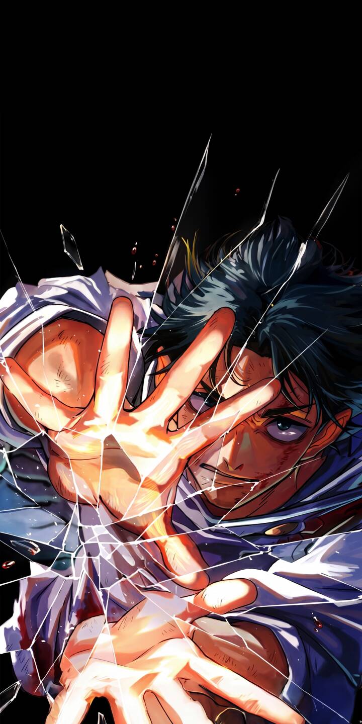 Shattered glass fragments appear to crack the screen as an intense anime character reaches out, his determined gaze cutting through the fractured illusion in this striking 4K wallpaper for iPhone. This dramatic wallpaper features a powerful visual for any mobile device. | aesthetic anime manga iphone wallpaper mobile broken glass 4k wallpaper hd wallpaper intense dramatic shattered screen Shattered glass fragments appear to crack the screen as an intense anime character reaches out, his determined gaze cutting through the fractured illusion in this striking 4K wallpaper for iPhone. This dramatic wallpaper features a powerful visual for any mobile device.