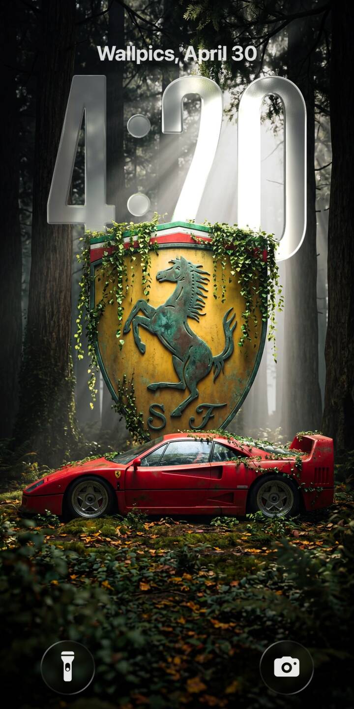 Golden sunbeams pierce through a mysterious forest, illuminating an iconic red Ferrari F40 and its ancient, vine-covered emblem in this stunning 4K wallpaper. This evocative scene makes a truly unique and atmospheric wallpaper for your iPhone, showcasing automotive artistry lost to nature. | aesthetic forest iphone ferrari f40 wallpaper mobile sunrays 4k wallpaper hd wallpaper classic car overgrown Golden sunbeams pierce through a mysterious forest, illuminating an iconic red Ferrari F40 and its ancient, vine-covered emblem in this stunning 4K wallpaper. This evocative scene makes a truly unique and atmospheric wallpaper for your iPhone, showcasing automotive artistry lost to nature.