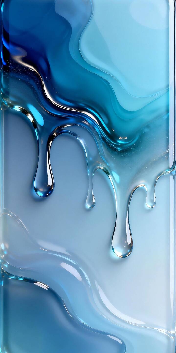 Transparent blue liquid gracefully drips and flows in a glossy, wave-like pattern, creating a serene 4K wallpaper. This captivating abstract wallpaper for iPhone offers a cool, fluid aesthetic to any screen. | aesthetic blue liquid iphone abstract wallpaper mobile fluid 4k wallpaper hd wallpaper glossy drips Transparent blue liquid gracefully drips and flows in a glossy, wave-like pattern, creating a serene 4K wallpaper. This captivating abstract wallpaper for iPhone offers a cool, fluid aesthetic to any screen.