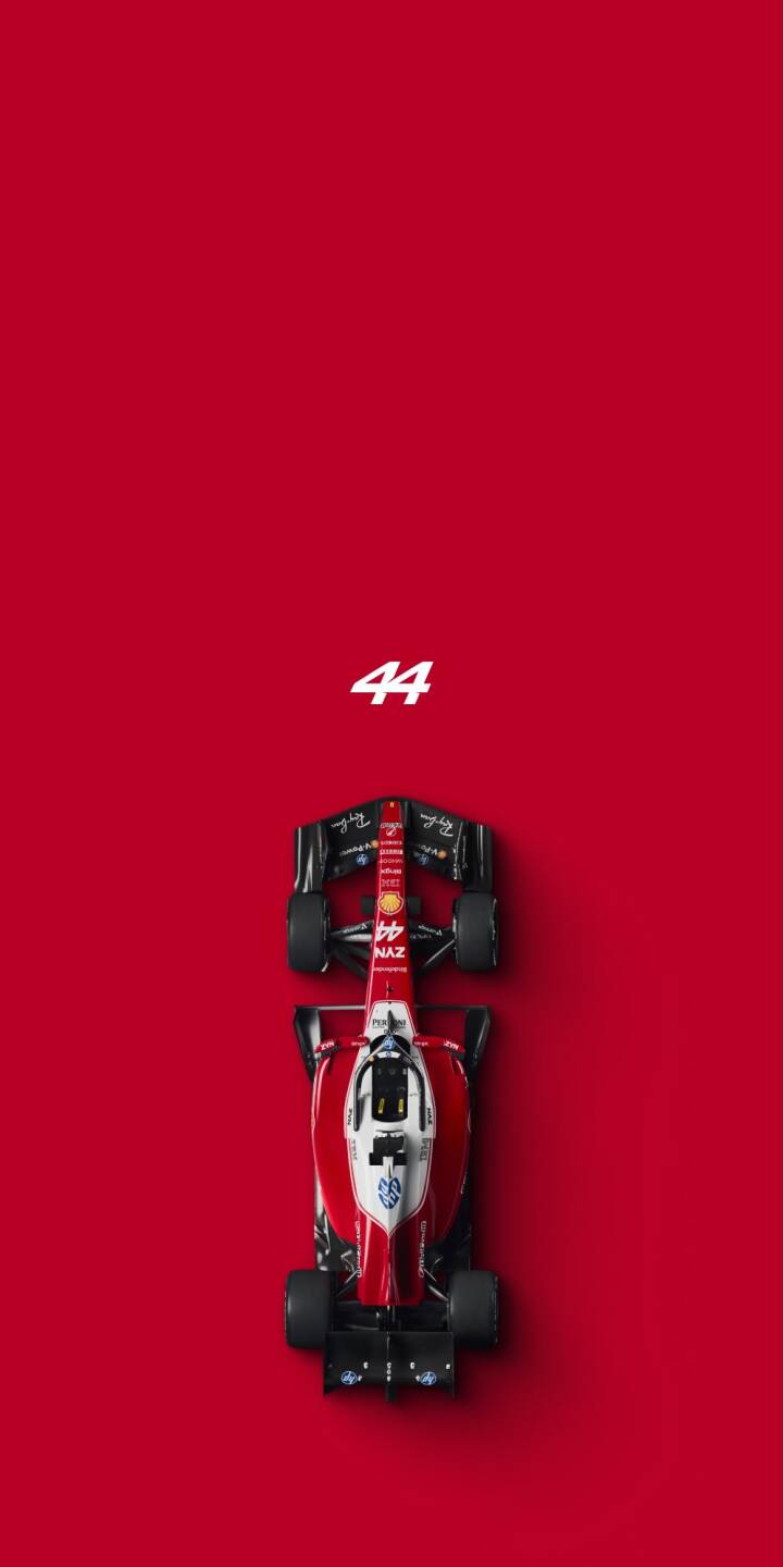A sleek Formula 1 race car, featuring a striking red and white livery, is showcased from a clean top-down perspective against a vibrant crimson background in this stunning 4K wallpaper. Embellished with the number 44, this high-speed car wallpaper is an essential download for your iPhone. | red race car iphone minimalist wallpaper f1 speed formula 1 mobile 4k wallpaper hd wallpaper A sleek Formula 1 race car, featuring a striking red and white livery, is showcased from a clean top-down perspective against a vibrant crimson background in this stunning 4K wallpaper. Embellished with the number 44, this high-speed car wallpaper is an essential download for your iPhone.