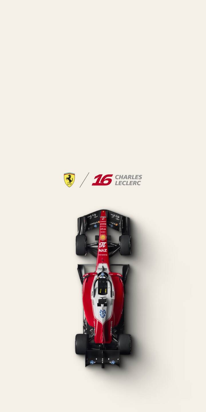 The iconic red Ferrari F1 car, numbered 16 for Charles Leclerc, is captured from a stunning top-down view with crisp shadows on a minimalist cream background in this impressive 4K wallpaper. This dynamic wallpaper is perfect for any iPhone, showcasing the elegance of Formula 1. | iphone ferrari minimalist wallpaper f1 racing leclerc charles leclerc formula 1 mobile 4k wallpaper hd wallpaper The iconic red Ferrari F1 car, numbered 16 for Charles Leclerc, is captured from a stunning top-down view with crisp shadows on a minimalist cream background in this impressive 4K wallpaper. This dynamic wallpaper is perfect for any iPhone, showcasing the elegance of Formula 1.