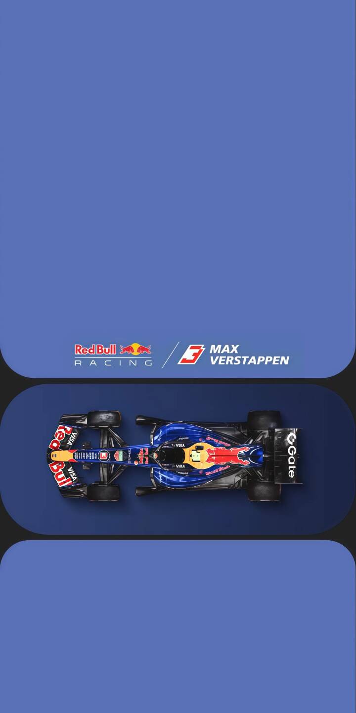 The iconic Red Bull Racing F1 car, featuring Max Verstappen's brand and bold livery, is strikingly captured from a top-down perspective against a deep blue background in this vibrant 4K wallpaper. This premium wallpaper provides a clean and dynamic look, perfect for personalizing your iPhone. | race car iphone motorsport wallpaper f1 max verstappen formula 1 mobile blue aesthetic 4k wallpaper hd wallpaper red bull racing The iconic Red Bull Racing F1 car, featuring Max Verstappen's brand and bold livery, is strikingly captured from a top-down perspective against a deep blue background in this vibrant 4K wallpaper. This premium wallpaper provides a clean and dynamic look, perfect for personalizing your iPhone.