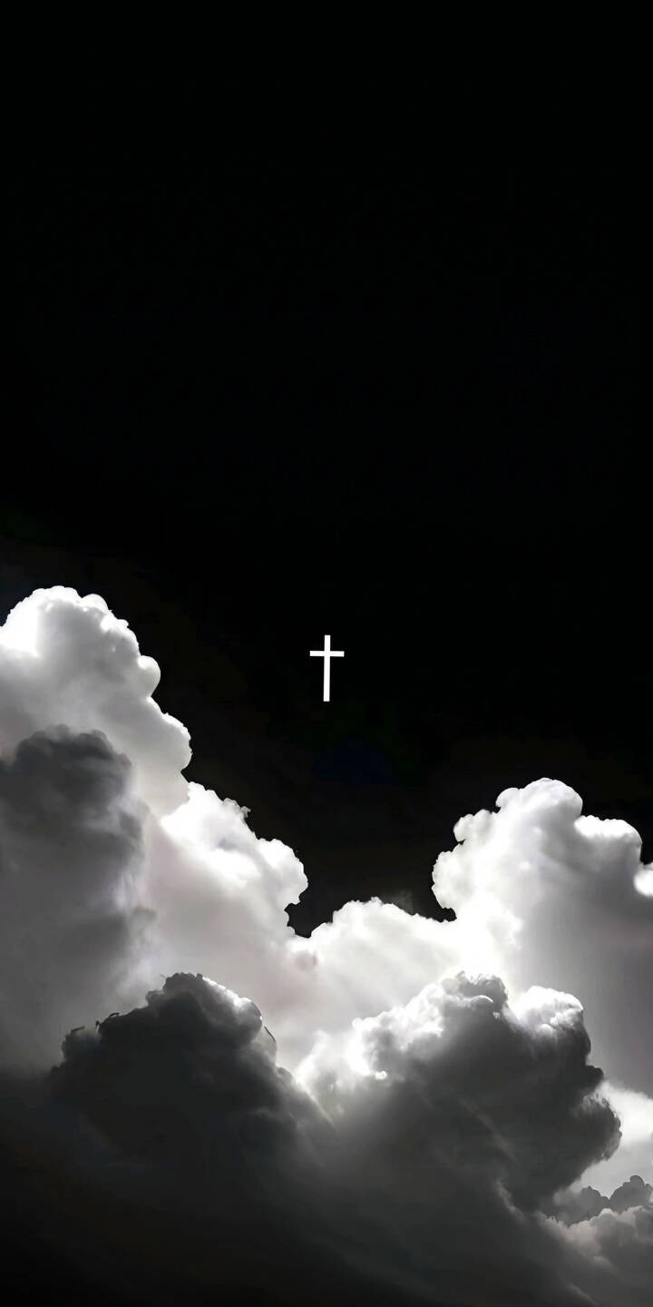 A stark white cross shines brightly against a deep black sky, presiding over dramatically lit, voluminous storm clouds in this powerful 4K wallpaper. This high-contrast wallpaper makes a compelling statement on any iPhone, merging spiritual symbolism with an intense natural backdrop. | aesthetic dark cross iphone clouds wallpaper spiritual mobile 4k wallpaper hd wallpaper dramatic black sky A stark white cross shines brightly against a deep black sky, presiding over dramatically lit, voluminous storm clouds in this powerful 4K wallpaper. This high-contrast wallpaper makes a compelling statement on any iPhone, merging spiritual symbolism with an intense natural backdrop.