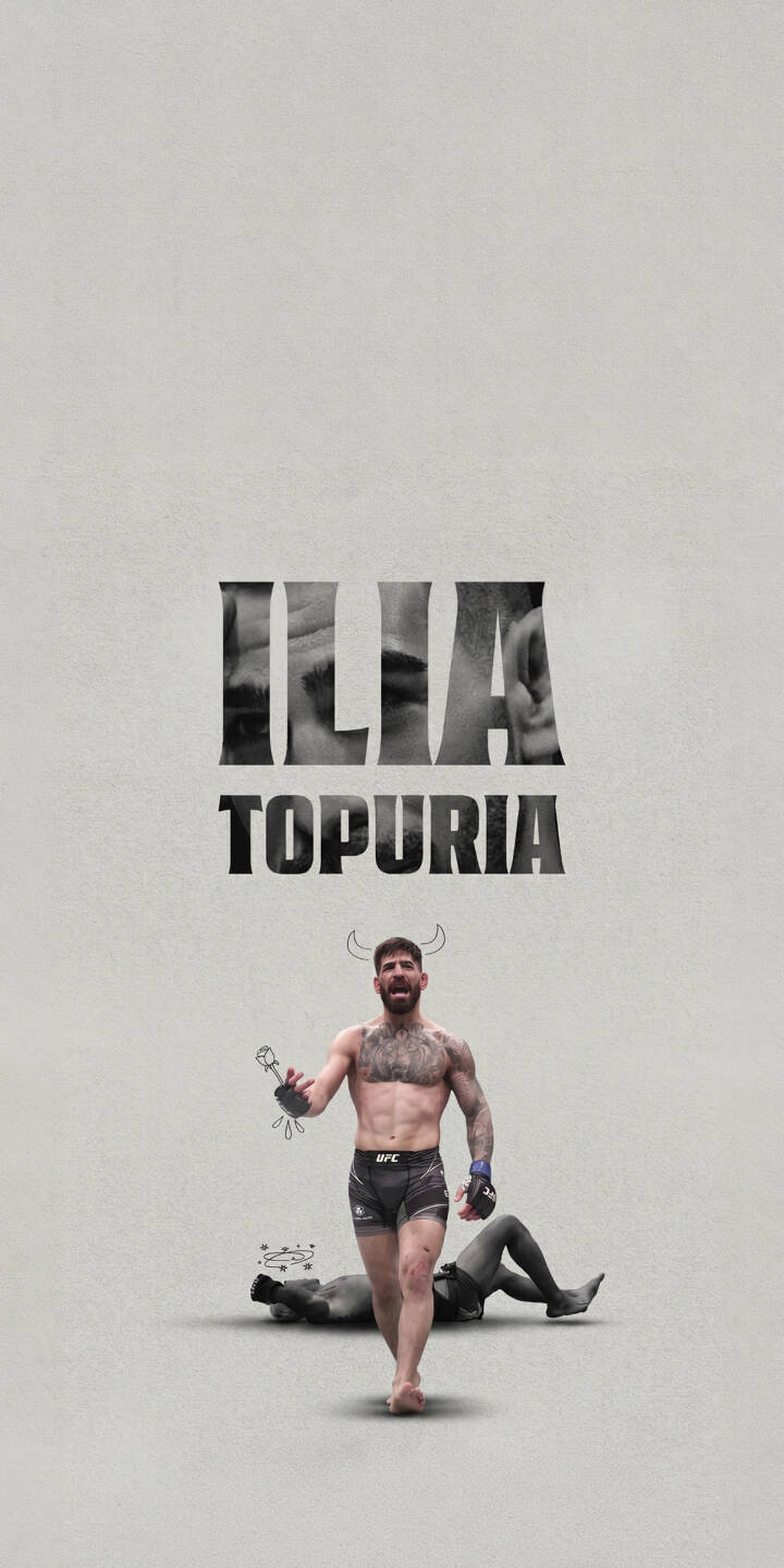 Ilia Topuria strides victoriously, adorned with playful devil horns and a cracked halo, symbolizing his 'El Matador' persona, in this compelling 4K wallpaper. This dynamic UFC wallpaper is a must-have for iPhone users. | iphone fighter wallpaper mobile ufc 4k wallpaper hd wallpaper graphic design victorious ilia topuria topuria el matador Ilia Topuria strides victoriously, adorned with playful devil horns and a cracked halo, symbolizing his 'El Matador' persona, in this compelling 4K wallpaper. This dynamic UFC wallpaper is a must-have for iPhone users.
