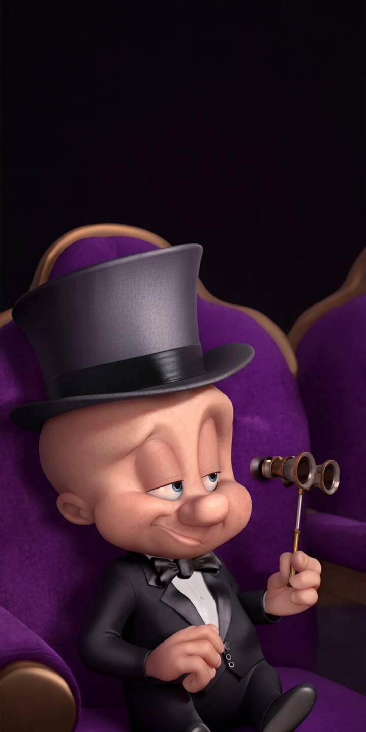 From a luxurious purple armchair, Elmer Fudd in a sharp suit and top hat peers intently through his small golden binoculars in this charming 4K wallpaper. This delightful wallpaper captures the classic cartoon character with a mischievous glint, perfect for your iPhone screen. | cartoon classic iphone wallpaper animation mobile 4k wallpaper hd wallpaper top hat binoculars looney tunes elmer fudd From a luxurious purple armchair, Elmer Fudd in a sharp suit and top hat peers intently through his small golden binoculars in this charming 4K wallpaper. This delightful wallpaper captures the classic cartoon character with a mischievous glint, perfect for your iPhone screen.