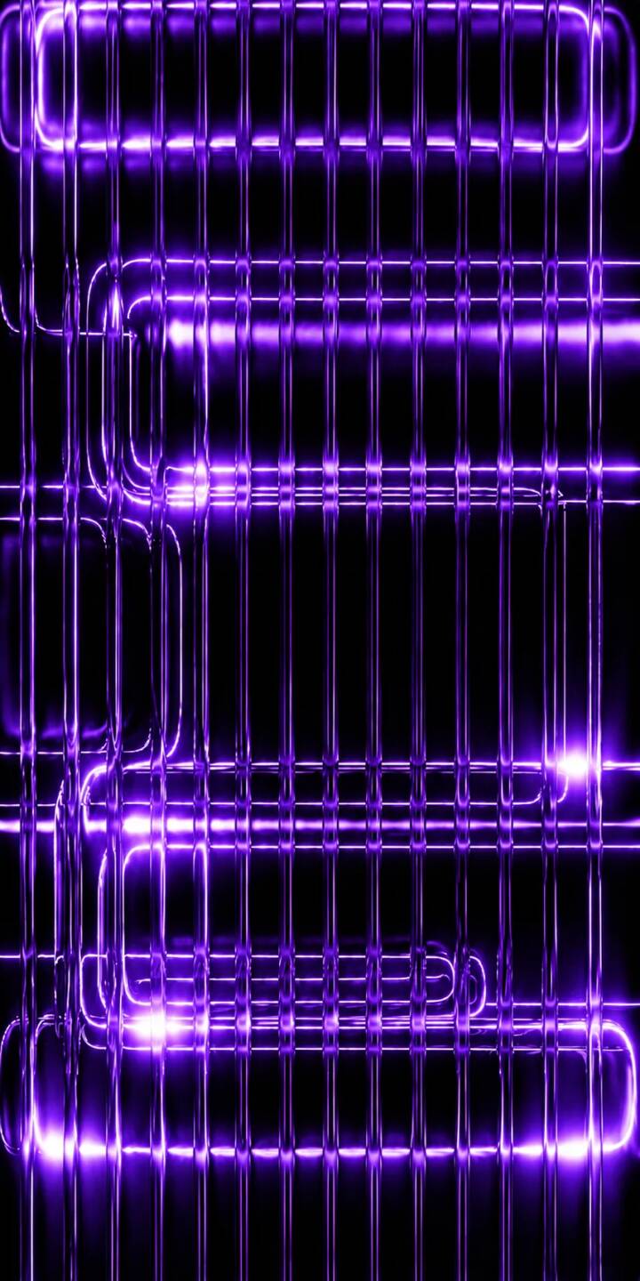Vibrant purple neon tubes glow brightly against a deep black backdrop, forming an intricate abstract grid pattern in this stunning 4K wallpaper. This mesmerizing digital art is a must-have wallpaper for iPhone, perfect for a futuristic lock screen. | purple neon iphone abstract wallpaper futuristic mobile glowing 4k wallpaper hd wallpaper grid Vibrant purple neon tubes glow brightly against a deep black backdrop, forming an intricate abstract grid pattern in this stunning 4K wallpaper. This mesmerizing digital art is a must-have wallpaper for iPhone, perfect for a futuristic lock screen.