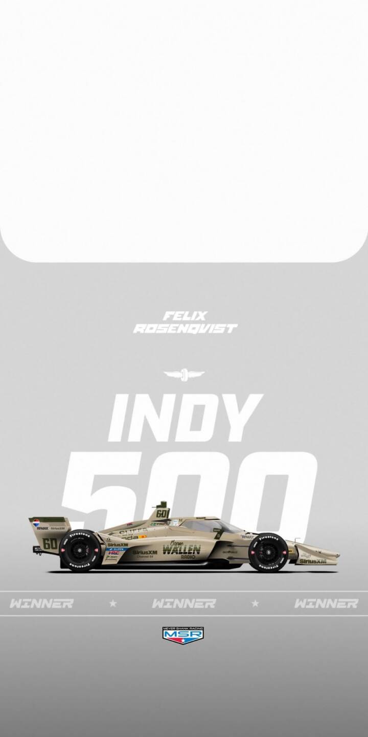 The sleek number 60 IndyCar, driven by Felix Rosenqvist, is showcased against a minimalist background in this clean 4K wallpaper. This stunning race car wallpaper with subtle winner branding is a perfect pick for any iPhone user and motorsports enthusiast. | aesthetic iphone wallpaper racing mobile winner 4k wallpaper hd wallpaper motorsports indycar felix rosenqvist indy 500 The sleek number 60 IndyCar, driven by Felix Rosenqvist, is showcased against a minimalist background in this clean 4K wallpaper. This stunning race car wallpaper with subtle winner branding is a perfect pick for any iPhone user and motorsports enthusiast.