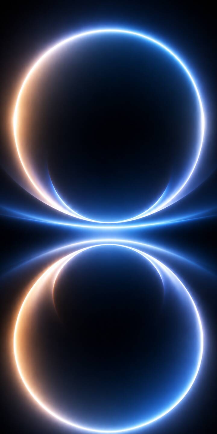 A mesmerizing dance of bright blue and golden-orange neon rings creates a stunning visual spectacle, reflected perfectly in this abstract 4K wallpaper. This dynamic, futuristic wallpaper is ideal for customizing your iPhone with a vibrant, energetic glow. | neon iphone abstract wallpaper futuristic mobile digital art 4k wallpaper hd wallpaper glowing rings blue orange A mesmerizing dance of bright blue and golden-orange neon rings creates a stunning visual spectacle, reflected perfectly in this abstract 4K wallpaper. This dynamic, futuristic wallpaper is ideal for customizing your iPhone with a vibrant, energetic glow.