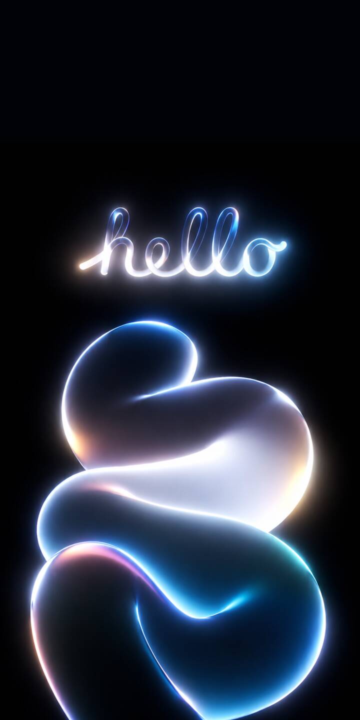 The luminous "hello" text shines brightly above an otherworldly, fluid abstract shape, creating a captivating 4K wallpaper with iridescent blue and pink glows on a deep black background, perfect as an aesthetic iPhone wallpaper. | aesthetic neon glow iphone abstract wallpaper hello mobile digital art iridescent 4k wallpaper hd wallpaper The luminous "hello" text shines brightly above an otherworldly, fluid abstract shape, creating a captivating 4K wallpaper with iridescent blue and pink glows on a deep black background, perfect as an aesthetic iPhone wallpaper.