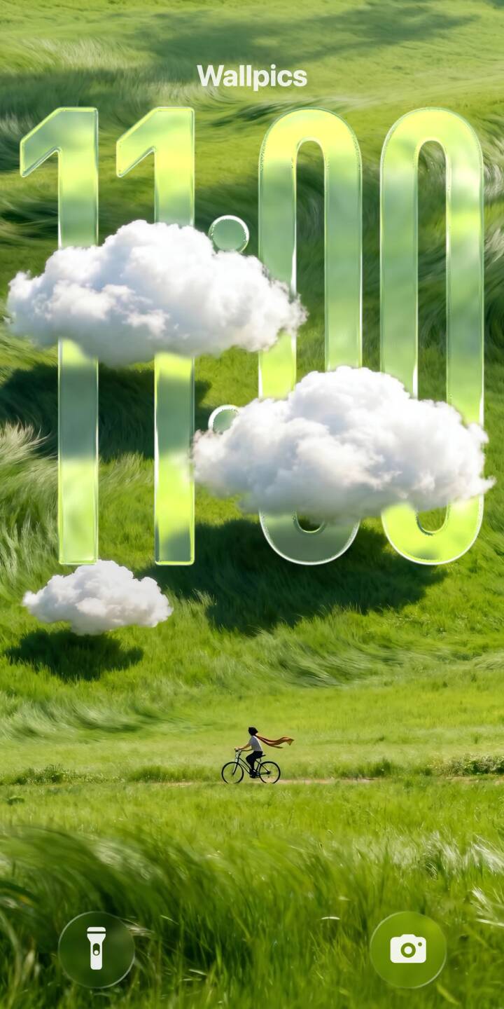 Fluffy white clouds float whimsically above undulating green hills where a cyclist, scarf fluttering, pedals peacefully in this serene 4K wallpaper — an inspiring wallpaper for iPhone users. | landscape bicycle iphone nature clouds wallpaper mobile whimsical 4k wallpaper hd wallpaper green hills cycling Fluffy white clouds float whimsically above undulating green hills where a cyclist, scarf fluttering, pedals peacefully in this serene 4K wallpaper — an inspiring wallpaper for iPhone users.
